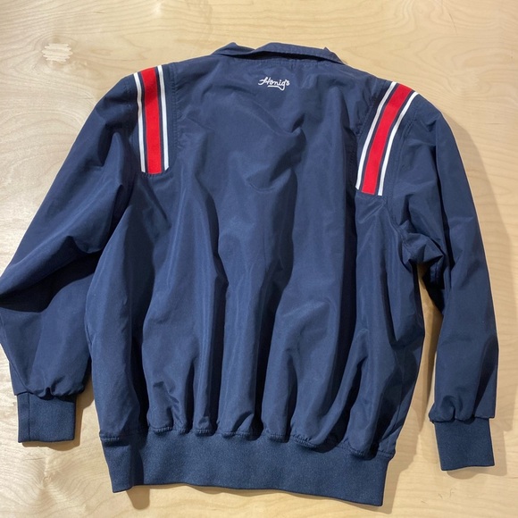 Honig’s Whistle Stop Men's Navy Pullover with Red Stripes XL (DV) - Picture 14 of 14